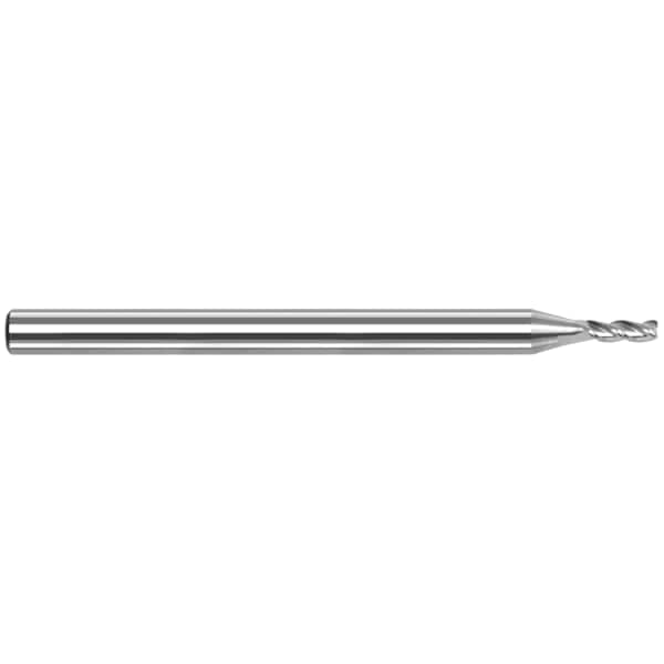 End Mill for Aluminum Alloys - Corner Radius, 0.0310" (1/32), Finish - Machining: Uncoated